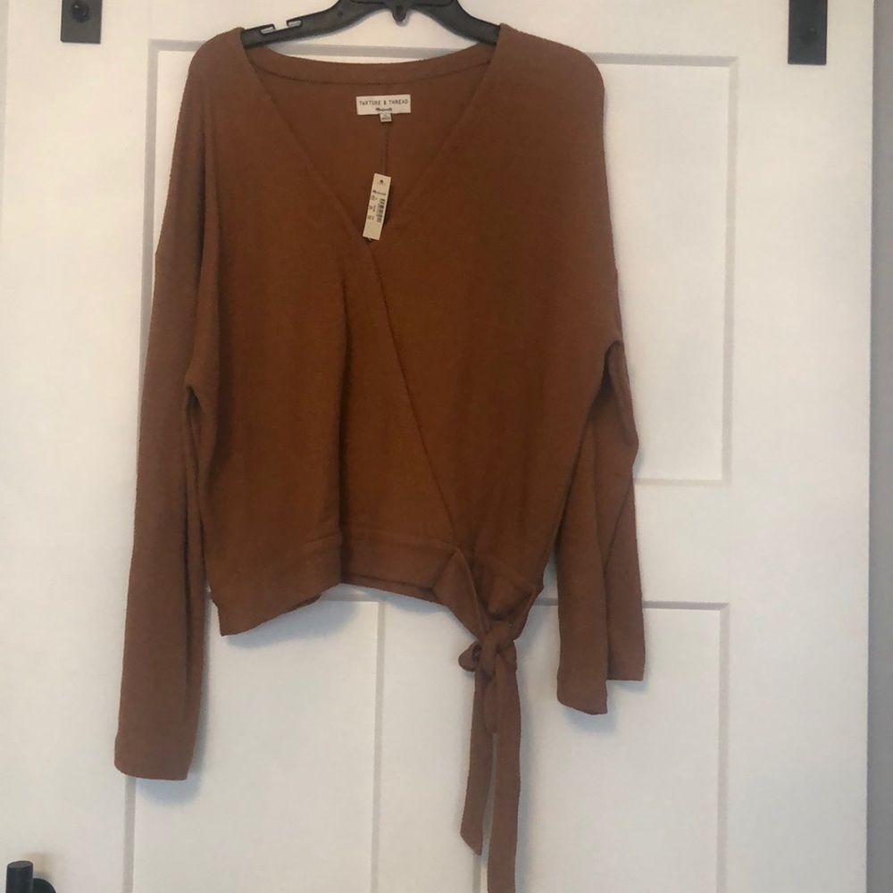 Gold color Madewell top